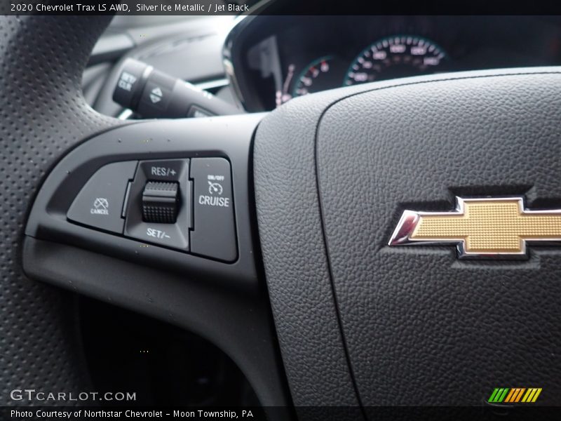 Silver Ice Metallic / Jet Black 2020 Chevrolet Trax LS AWD