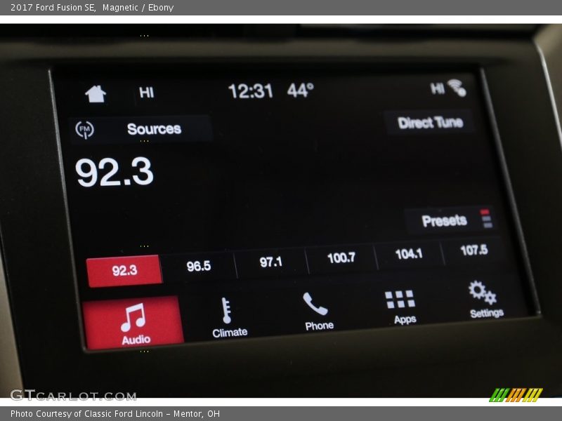 Magnetic / Ebony 2017 Ford Fusion SE
