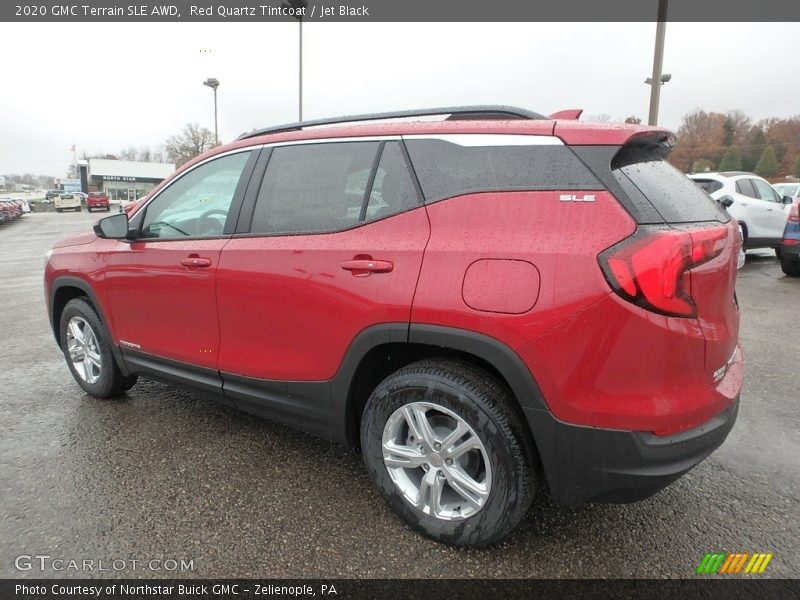 Red Quartz Tintcoat / Jet Black 2020 GMC Terrain SLE AWD