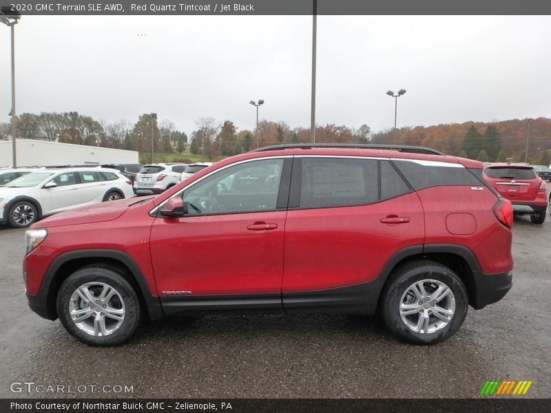 Red Quartz Tintcoat / Jet Black 2020 GMC Terrain SLE AWD