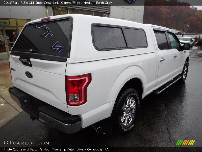 Oxford White / Medium Earth Gray 2016 Ford F150 XLT SuperCrew 4x4