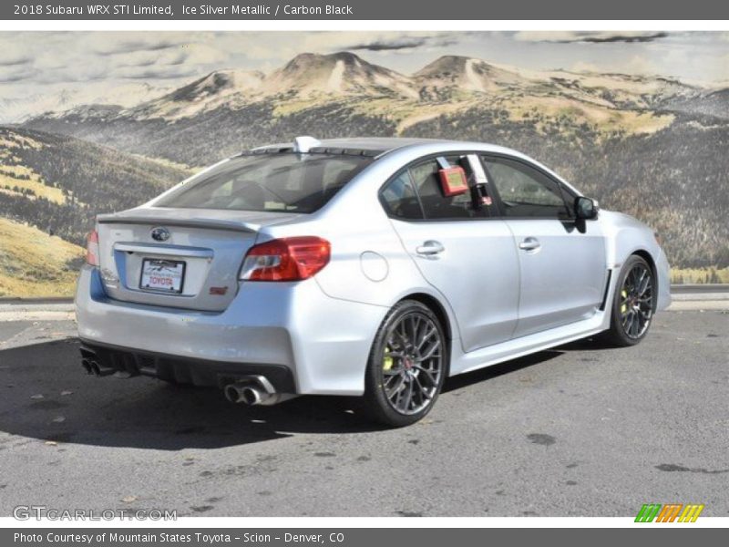 Ice Silver Metallic / Carbon Black 2018 Subaru WRX STI Limited