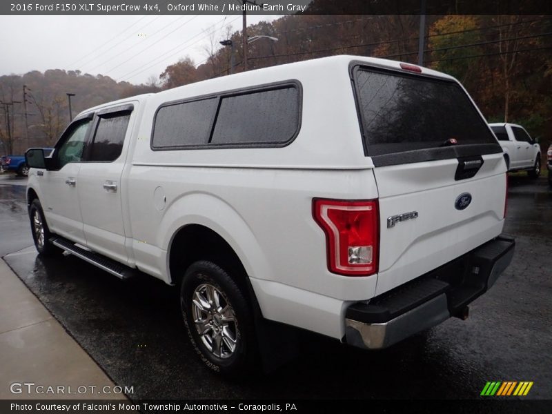 Oxford White / Medium Earth Gray 2016 Ford F150 XLT SuperCrew 4x4