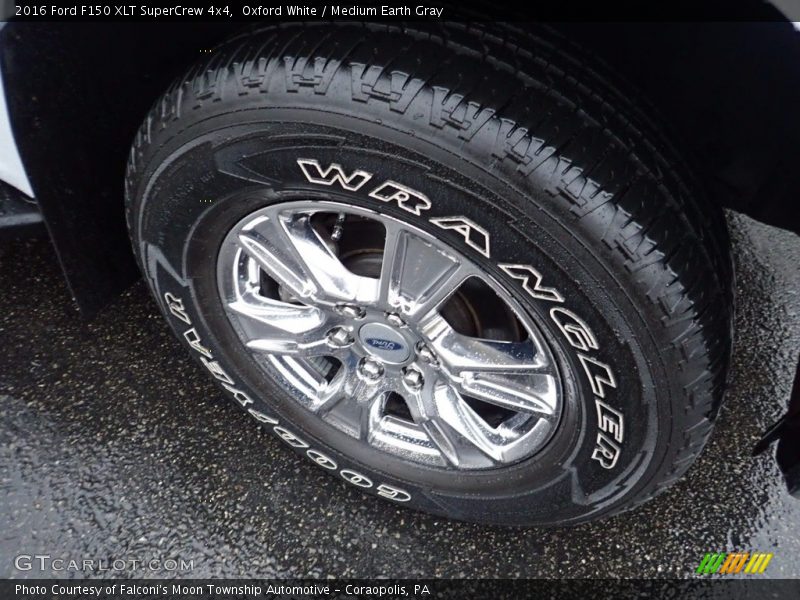 Oxford White / Medium Earth Gray 2016 Ford F150 XLT SuperCrew 4x4