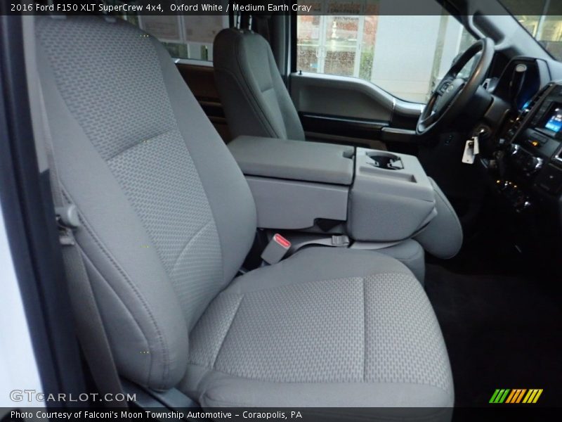 Oxford White / Medium Earth Gray 2016 Ford F150 XLT SuperCrew 4x4