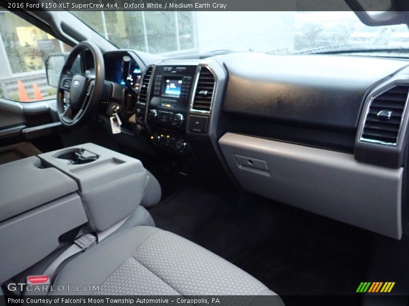 Oxford White / Medium Earth Gray 2016 Ford F150 XLT SuperCrew 4x4