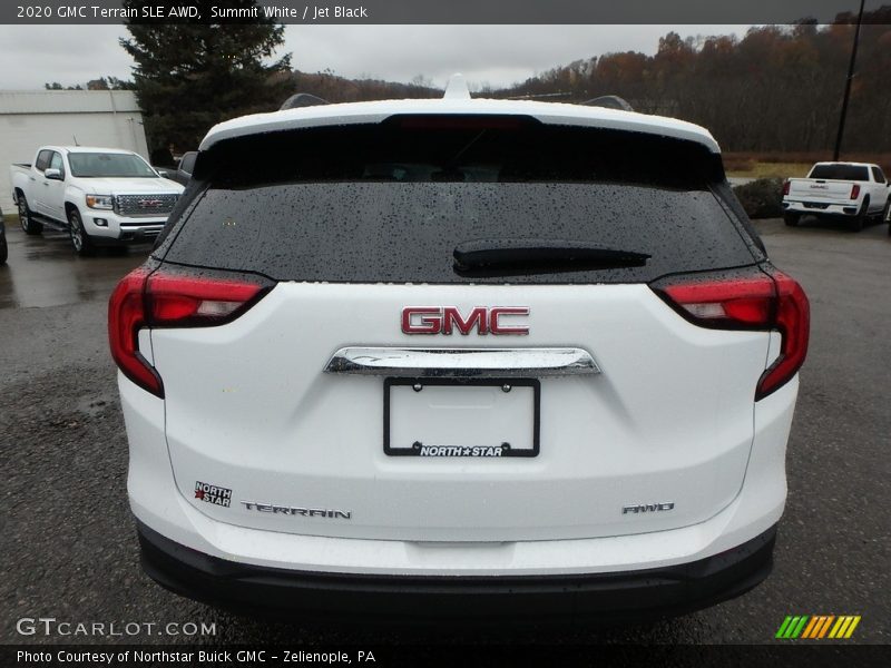 Summit White / Jet Black 2020 GMC Terrain SLE AWD