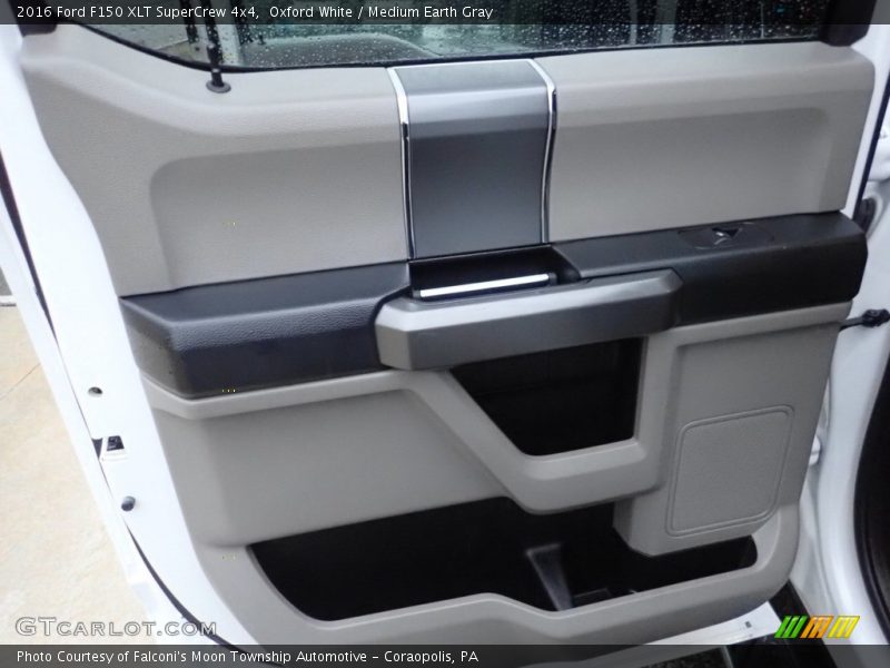 Oxford White / Medium Earth Gray 2016 Ford F150 XLT SuperCrew 4x4