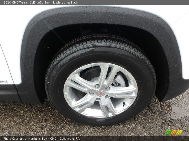 Summit White / Jet Black 2020 GMC Terrain SLE AWD