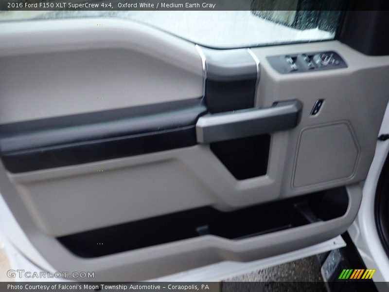 Oxford White / Medium Earth Gray 2016 Ford F150 XLT SuperCrew 4x4