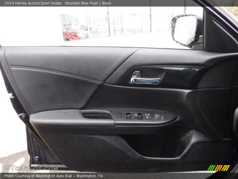 Obsidian Blue Pearl / Black 2014 Honda Accord Sport Sedan