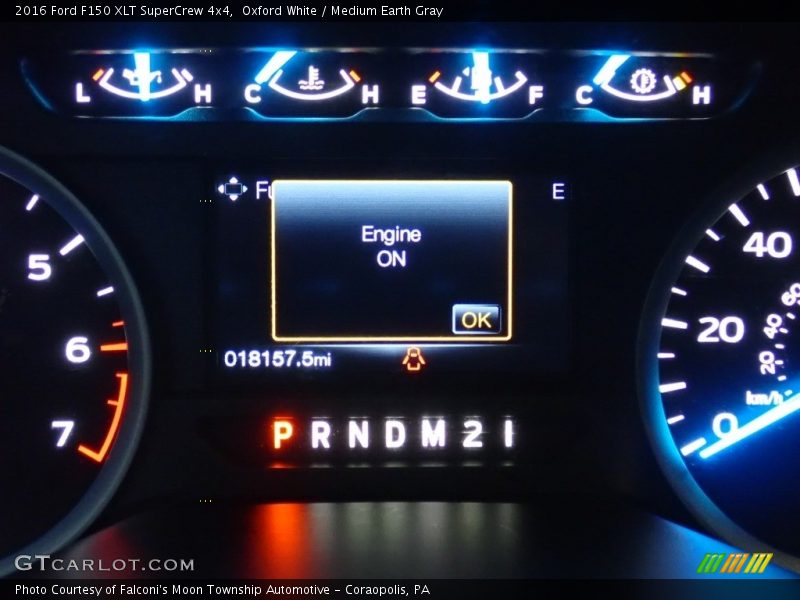 Oxford White / Medium Earth Gray 2016 Ford F150 XLT SuperCrew 4x4