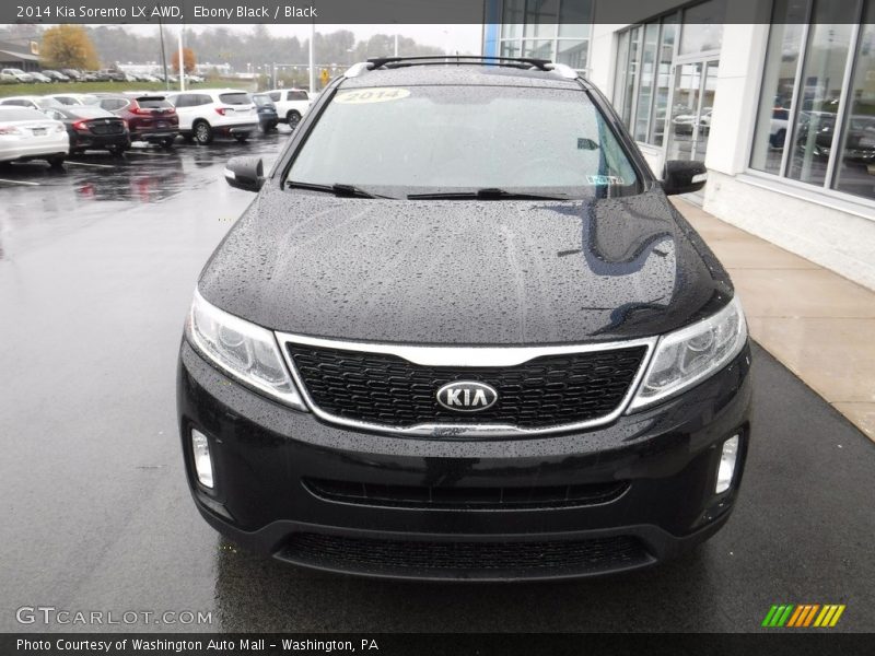 Ebony Black / Black 2014 Kia Sorento LX AWD
