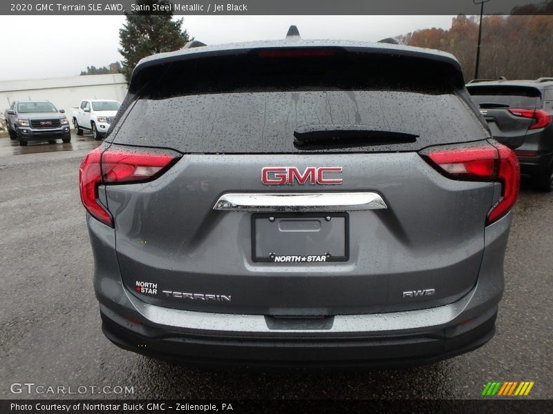 Satin Steel Metallic / Jet Black 2020 GMC Terrain SLE AWD