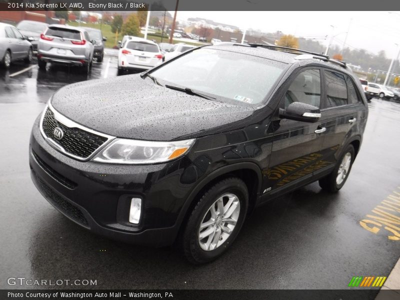 Ebony Black / Black 2014 Kia Sorento LX AWD