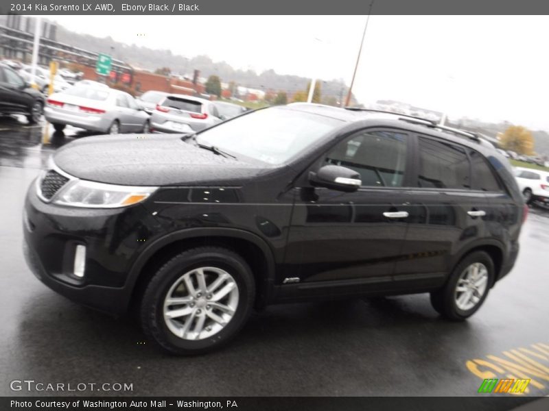 Ebony Black / Black 2014 Kia Sorento LX AWD