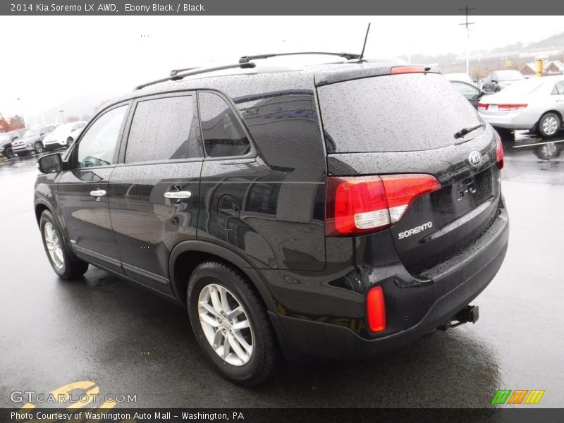 Ebony Black / Black 2014 Kia Sorento LX AWD