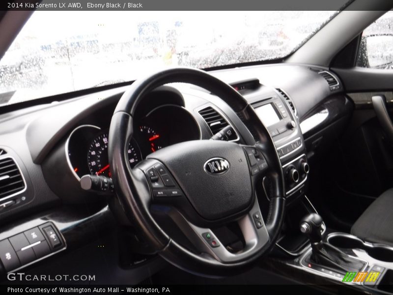 Ebony Black / Black 2014 Kia Sorento LX AWD