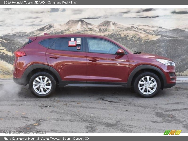 Gemstone Red / Black 2019 Hyundai Tucson SE AWD