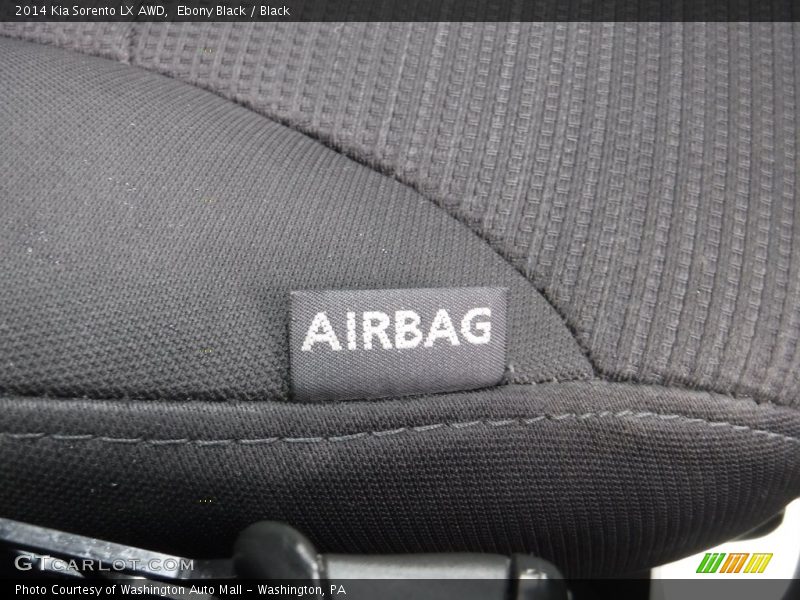 Ebony Black / Black 2014 Kia Sorento LX AWD