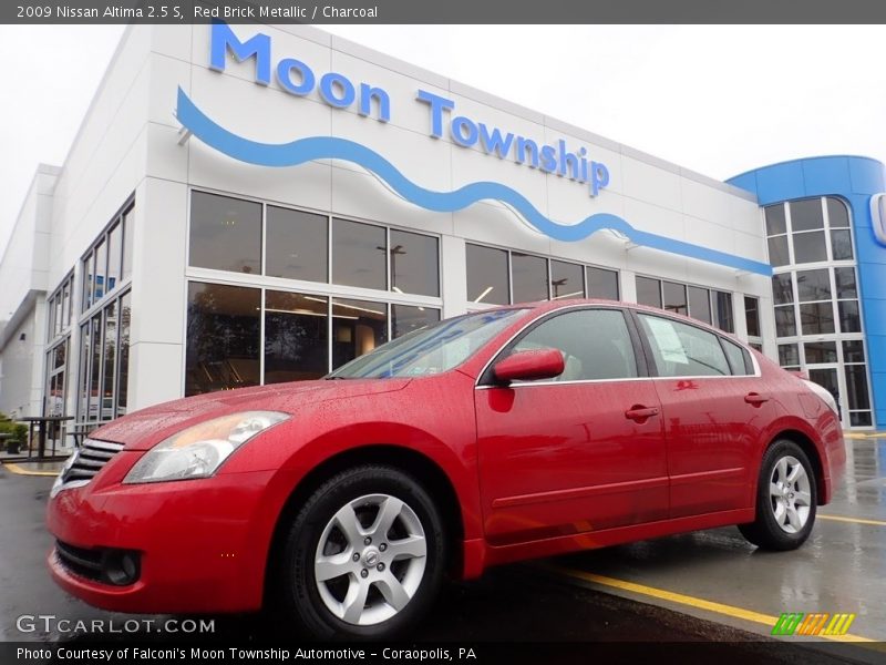 Red Brick Metallic / Charcoal 2009 Nissan Altima 2.5 S