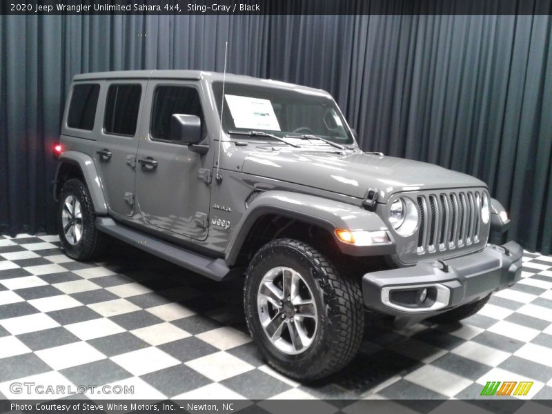 Sting-Gray / Black 2020 Jeep Wrangler Unlimited Sahara 4x4