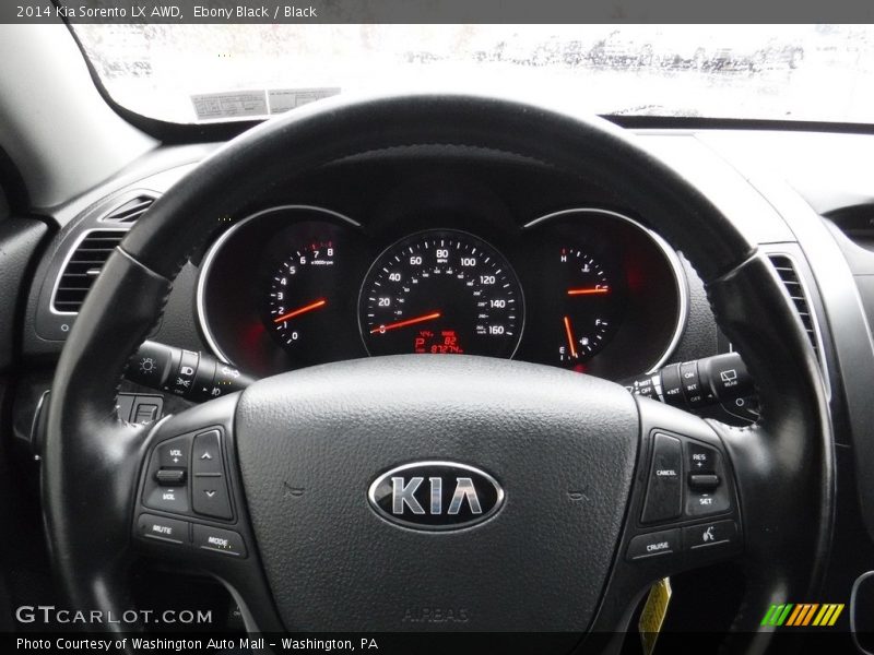 Ebony Black / Black 2014 Kia Sorento LX AWD