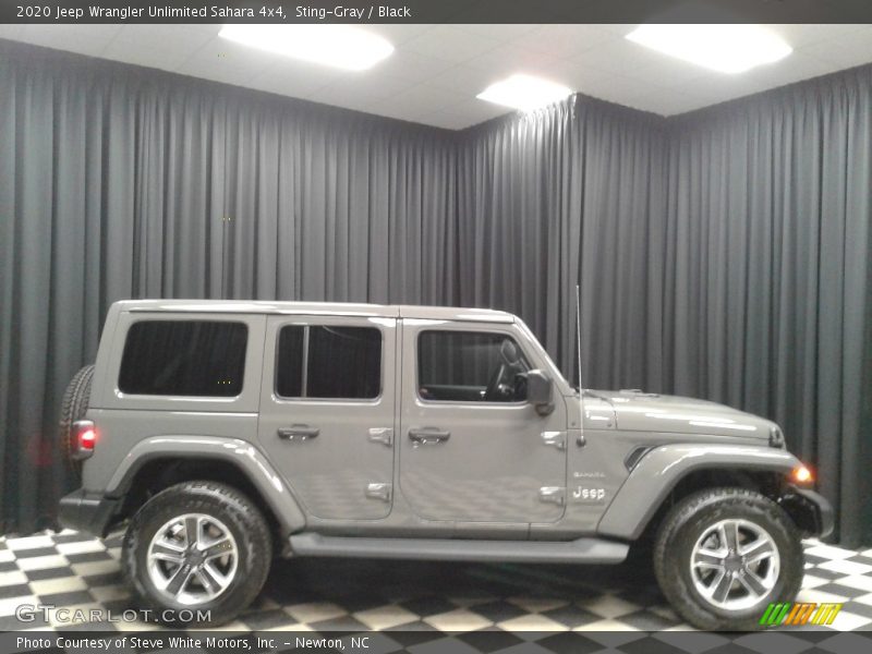 Sting-Gray / Black 2020 Jeep Wrangler Unlimited Sahara 4x4