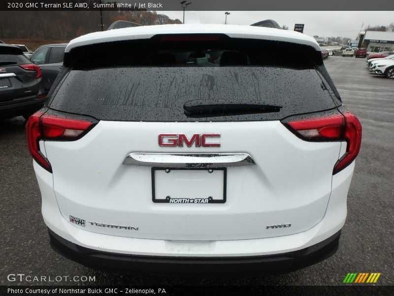 Summit White / Jet Black 2020 GMC Terrain SLE AWD