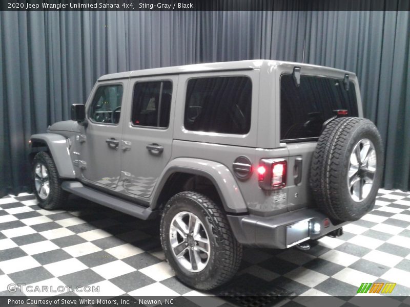 Sting-Gray / Black 2020 Jeep Wrangler Unlimited Sahara 4x4