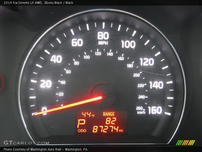 Ebony Black / Black 2014 Kia Sorento LX AWD