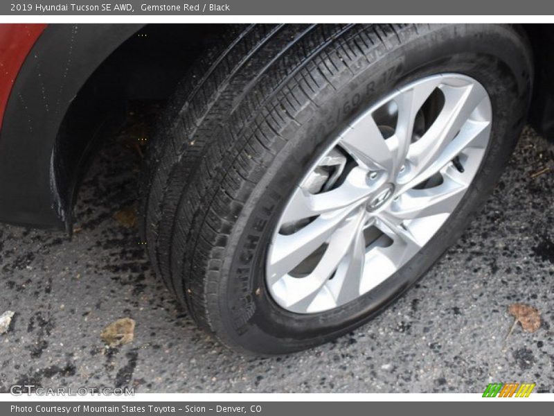 Gemstone Red / Black 2019 Hyundai Tucson SE AWD