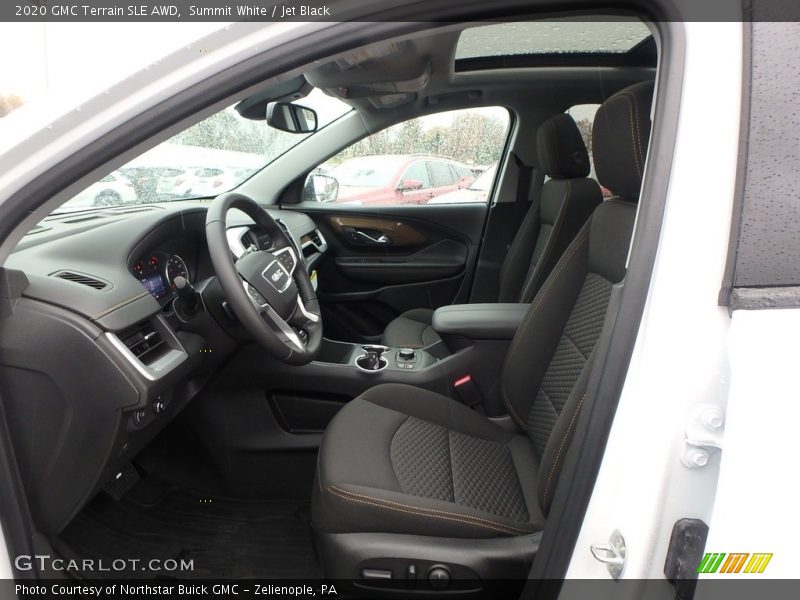 Summit White / Jet Black 2020 GMC Terrain SLE AWD