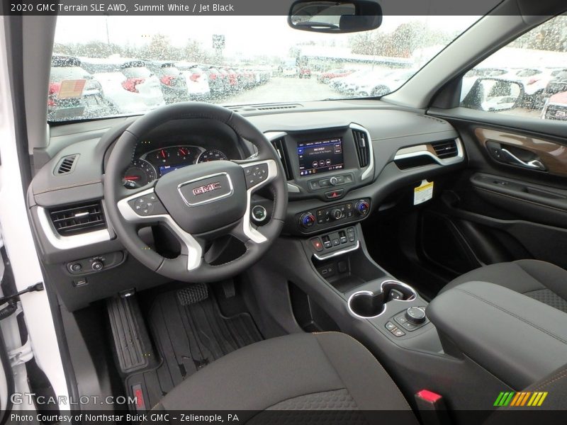 Summit White / Jet Black 2020 GMC Terrain SLE AWD