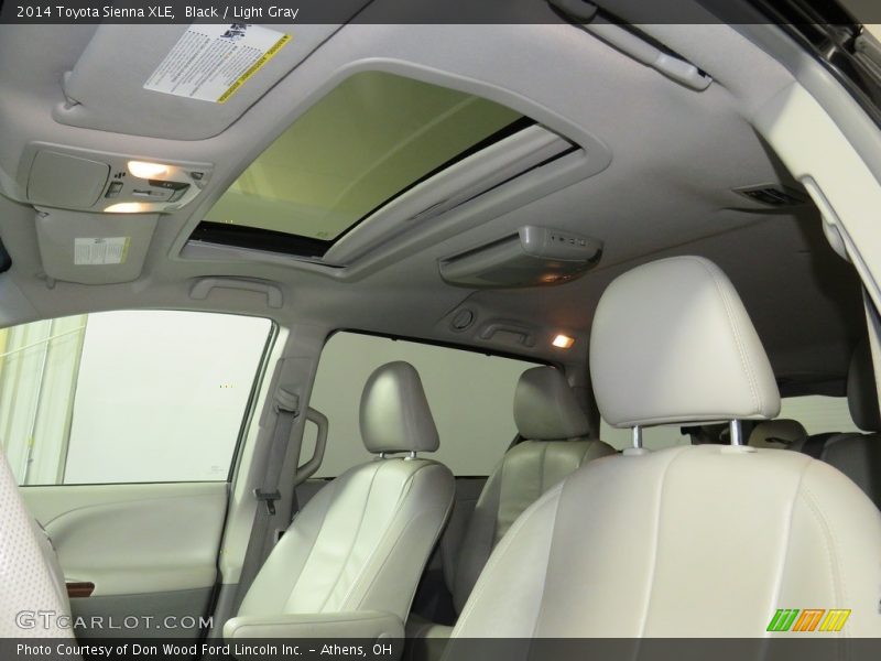 Black / Light Gray 2014 Toyota Sienna XLE