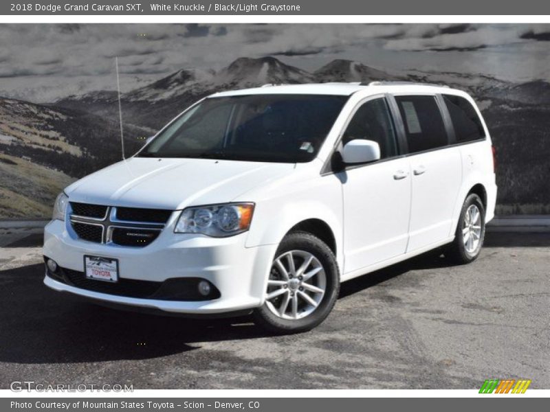 White Knuckle / Black/Light Graystone 2018 Dodge Grand Caravan SXT