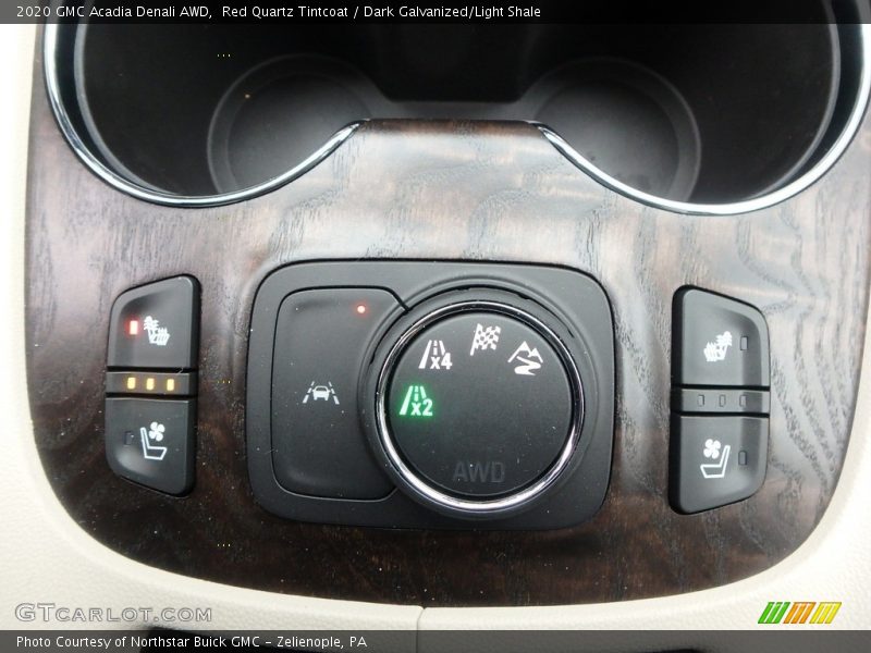 Controls of 2020 Acadia Denali AWD