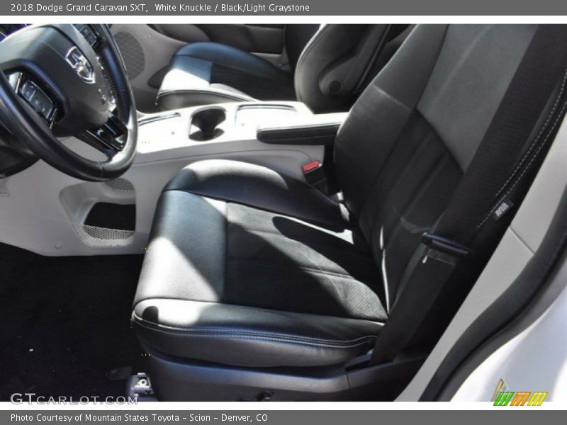 White Knuckle / Black/Light Graystone 2018 Dodge Grand Caravan SXT