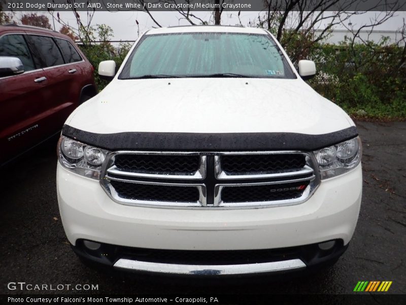 Stone White / Dark Graystone/Medium Graystone 2012 Dodge Durango SXT AWD