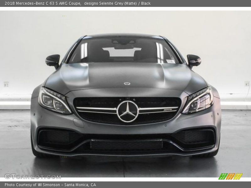 designo Selenite Grey (Matte) / Black 2018 Mercedes-Benz C 63 S AMG Coupe