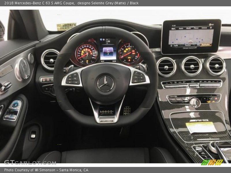 designo Selenite Grey (Matte) / Black 2018 Mercedes-Benz C 63 S AMG Coupe