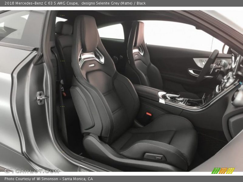 designo Selenite Grey (Matte) / Black 2018 Mercedes-Benz C 63 S AMG Coupe