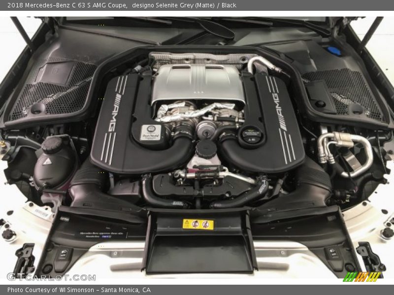 designo Selenite Grey (Matte) / Black 2018 Mercedes-Benz C 63 S AMG Coupe