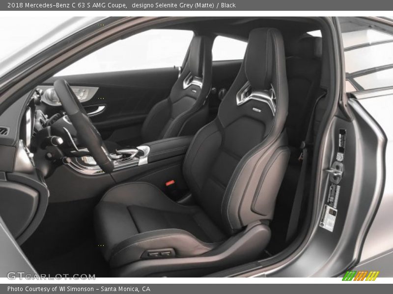 designo Selenite Grey (Matte) / Black 2018 Mercedes-Benz C 63 S AMG Coupe