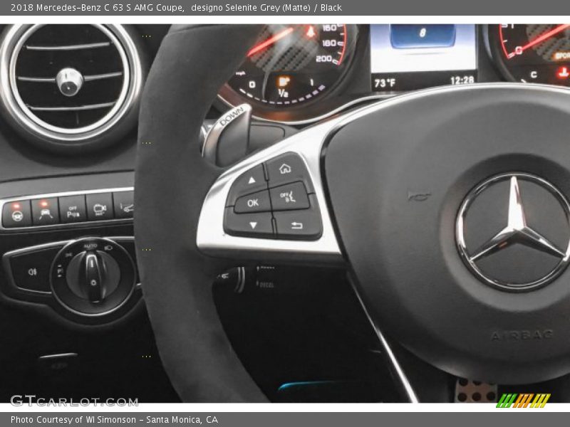 designo Selenite Grey (Matte) / Black 2018 Mercedes-Benz C 63 S AMG Coupe