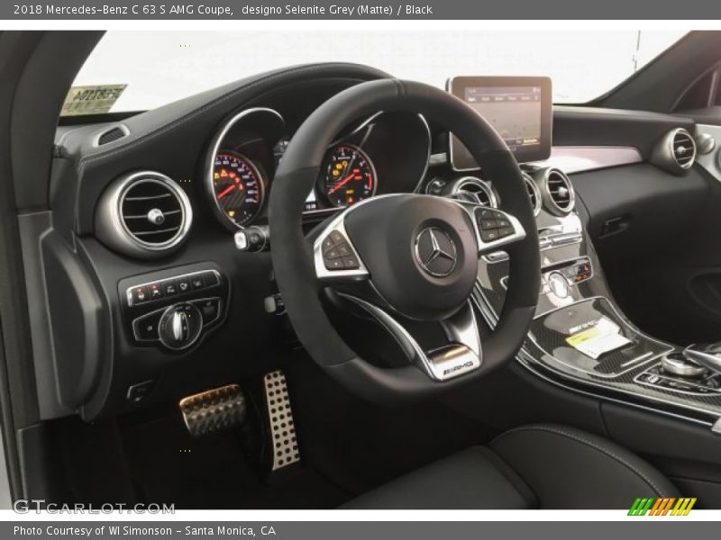 designo Selenite Grey (Matte) / Black 2018 Mercedes-Benz C 63 S AMG Coupe