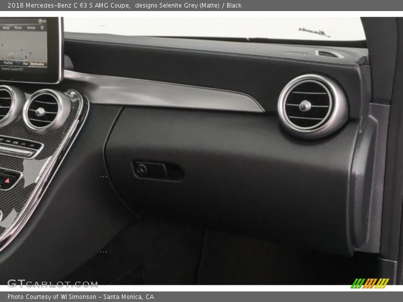 designo Selenite Grey (Matte) / Black 2018 Mercedes-Benz C 63 S AMG Coupe