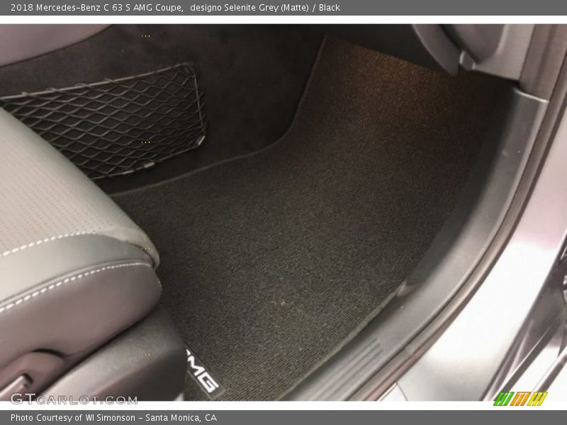 designo Selenite Grey (Matte) / Black 2018 Mercedes-Benz C 63 S AMG Coupe