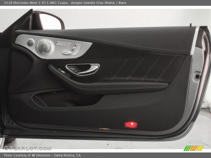 designo Selenite Grey (Matte) / Black 2018 Mercedes-Benz C 63 S AMG Coupe