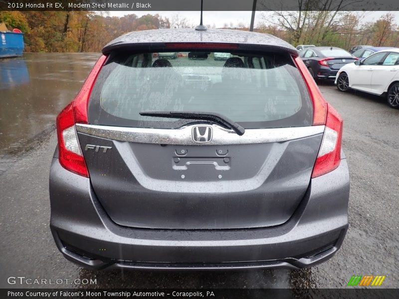Modern Steel Metallic / Black 2019 Honda Fit EX